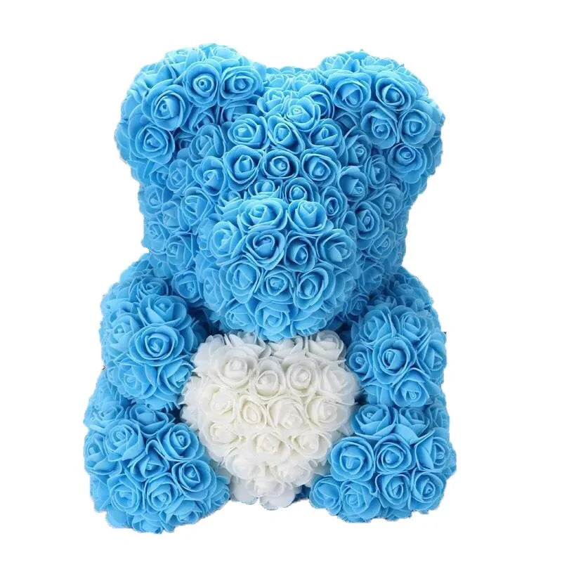 Flower Rose Teddy Bear